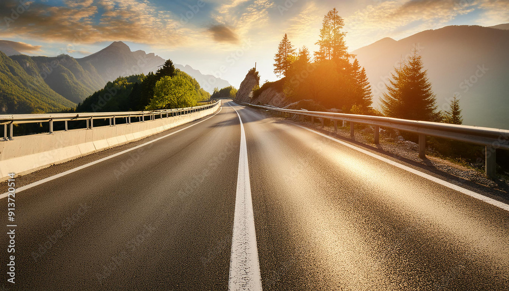 Obraz premium Asphalt highway road 