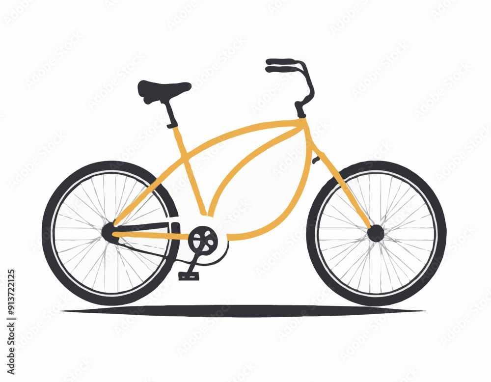Bicycle isolated on white background Bicycle isolated on white background