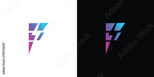  Modern and sophisticated F Electric logo design