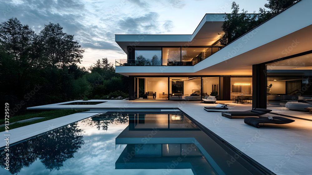 Modern Home with Pool and Terrace Modern Home with Pool and Terrace