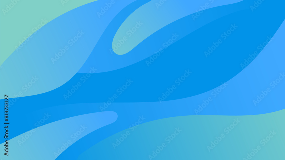 Ocean blue abstract background. Modern design template for web cover Ocean blue abstract background. Modern design template for web cover
