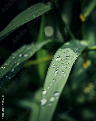 dew on a leaf