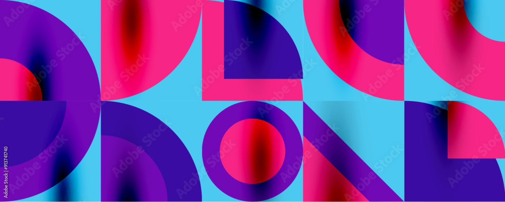 Neo memphis geometric pattern with circles, squares. Pop art abstract background for covers, banners, flyers and posters and other templates Neo memphis geometric pattern with circles, squares. Pop art abstract background for covers, banners, flyers and posters and other templates