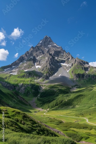Wallpaper Mural A breathtaking mountain panorama showcasing diverse habitats Torontodigital.ca