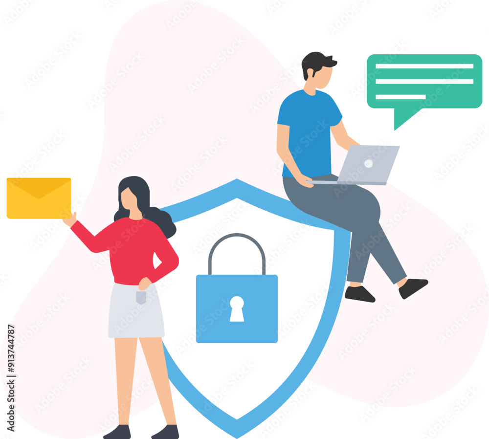 Online Security or Internet security VPN, Privacy Protection and Cyber security, data protection of users, business security and secure network concept
Online Security or Internet security VPN, Privacy Protection and Cyber security, data protection of users, business security and secure network concept