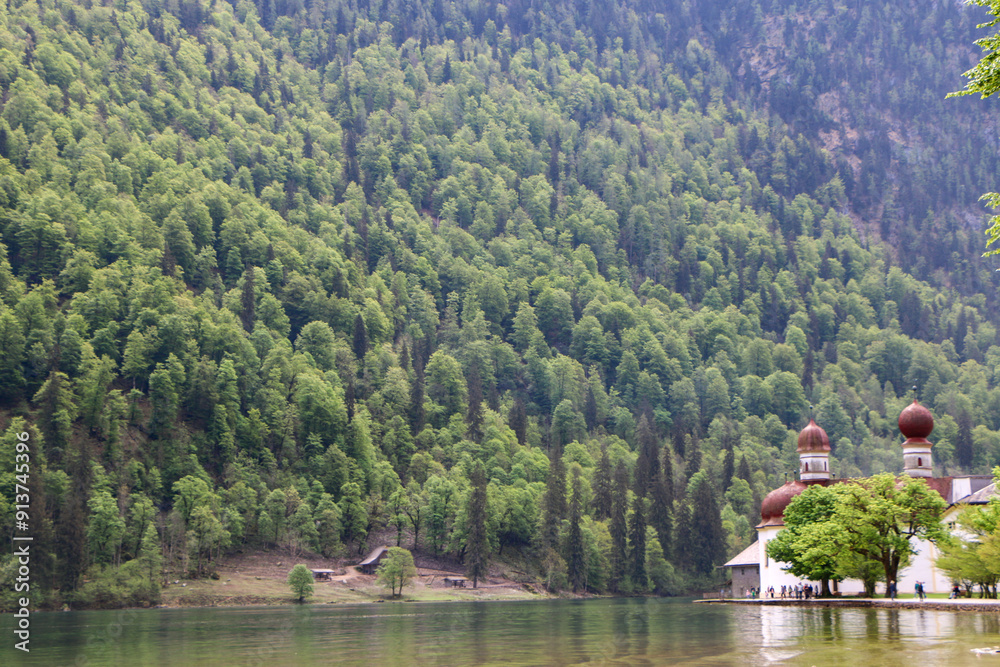 lake in the mountains