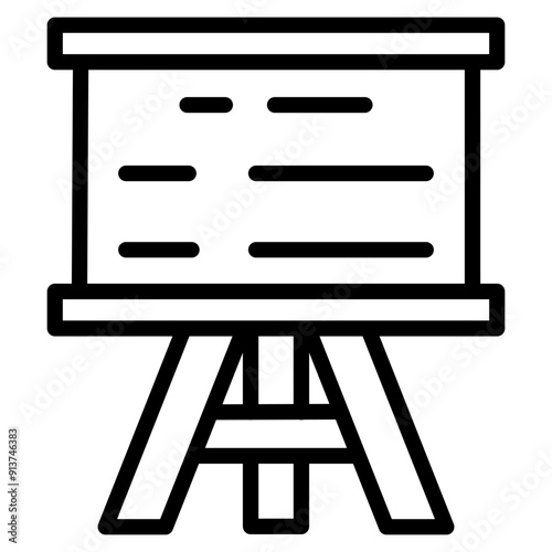 Blackboard  Icon Element For Design