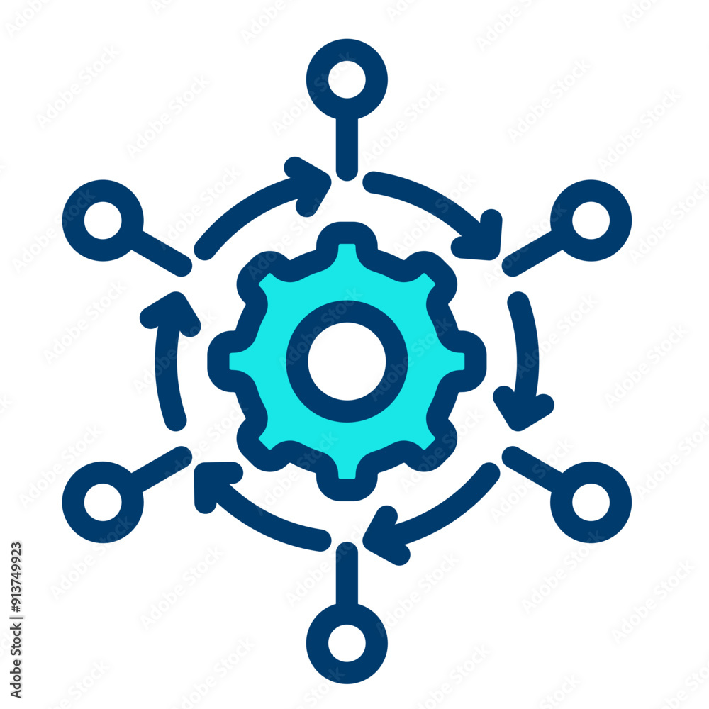 Automation Integration Icon Automation Integration Icon