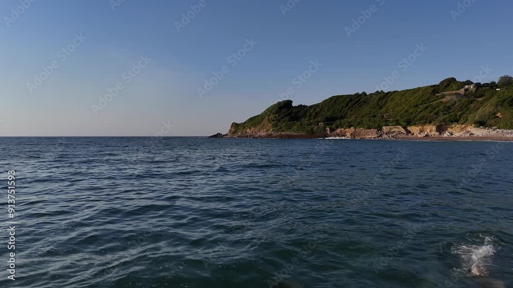 Aerial view of the northern Basque Country coast. Aerial view of the northern Basque Country coast.