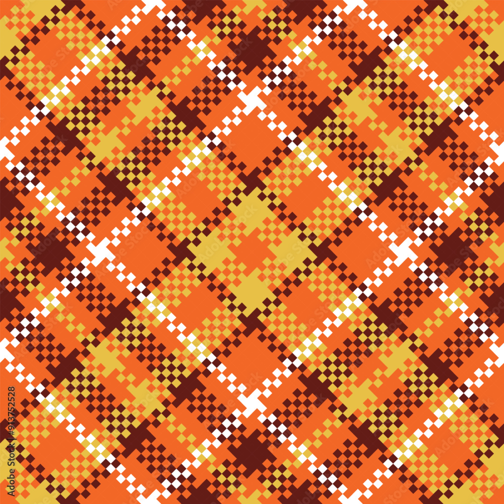 Obraz premium Tartan Plaid Pattern Seamless. Abstract Check Plaid Pattern. Flannel Shirt Tartan Patterns. Trendy Tiles Vector Illustration for Wallpapers.