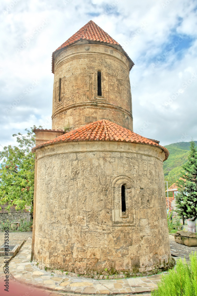 Fototapeta premium Christian Church Saint Elishe in Kish village, Azerbaijan 