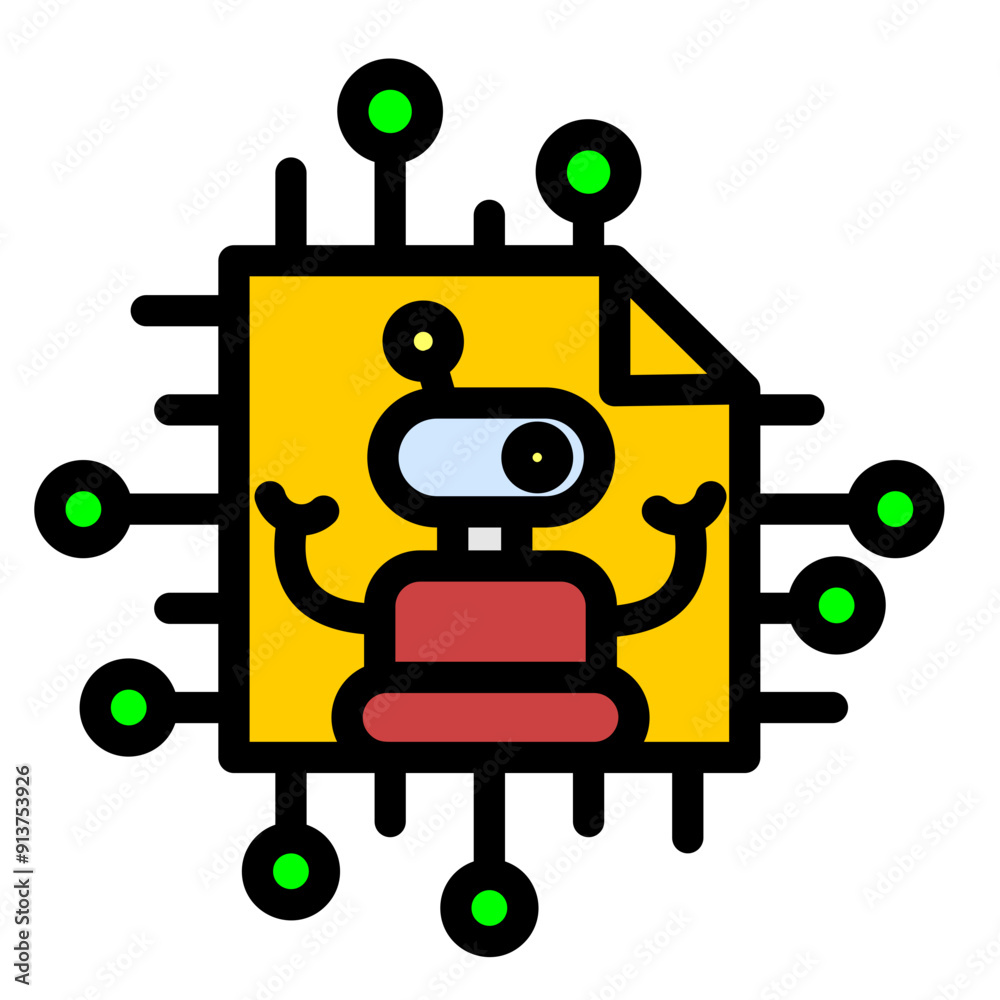 Robotic Processors Icon Robotic Processors Icon