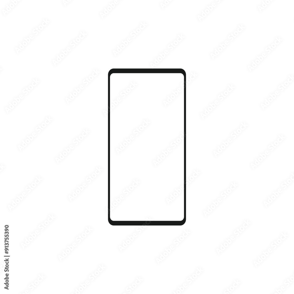 Modern phone icon sign isolated on transparent background. Vector Modern phone icon sign isolated on transparent background. Vector