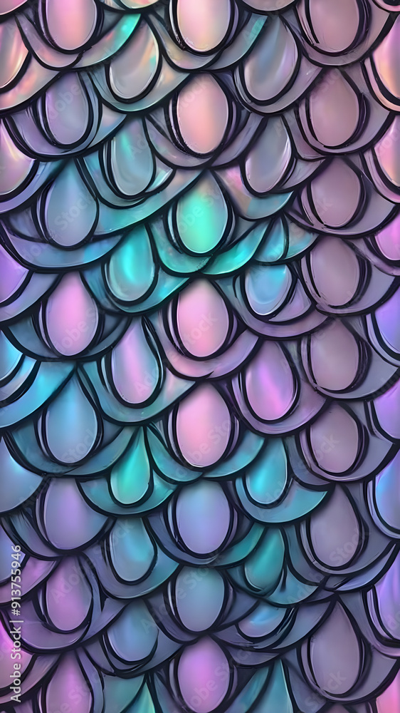 Mermaid scales background with iridescent colors Mermaid scales background with iridescent colors