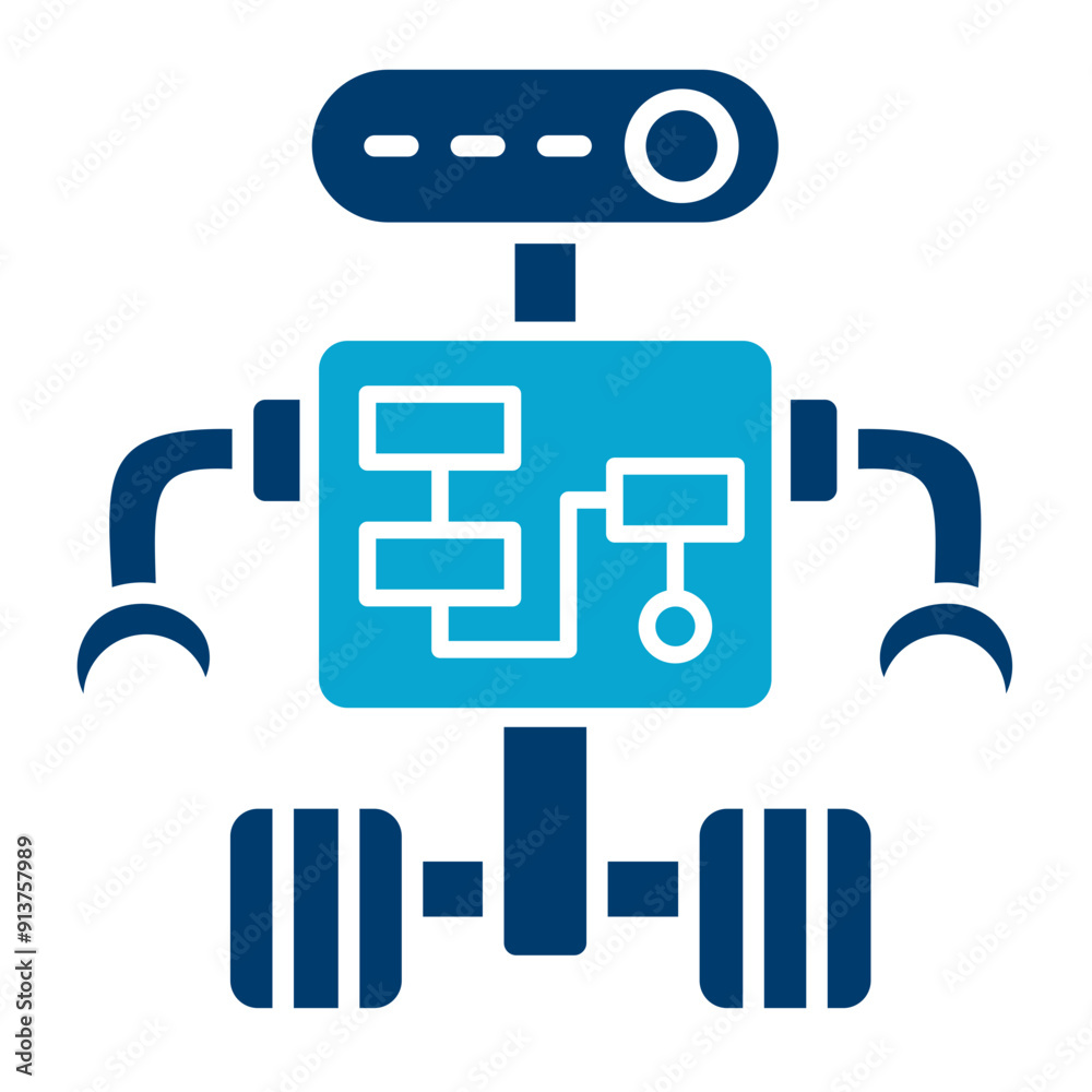 Task Robots Icon Task Robots Icon