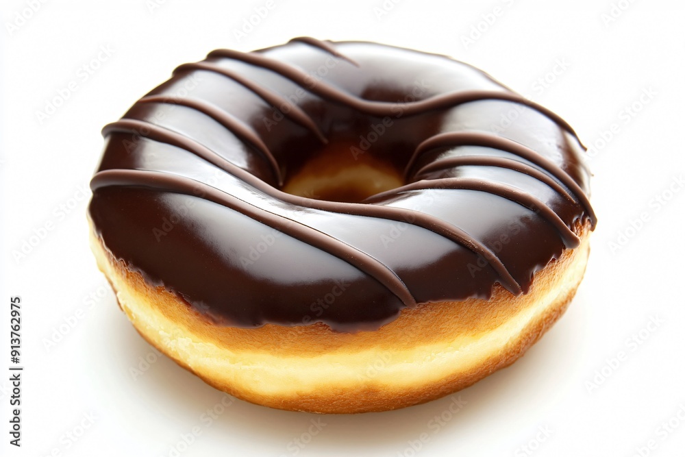 Chocolate Glazed Delight: A perfectly formed donut, enrobed in rich, dark chocolate and tempting drizzles. Chocolate Glazed Delight: A perfectly formed donut, enrobed in rich, dark chocolate and tempting drizzles.