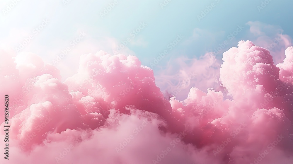 Amazing beautiful colorful clouds in blue sky with sun rays shining through them. Amazing beautiful colorful clouds in blue sky with sun rays shining through them.