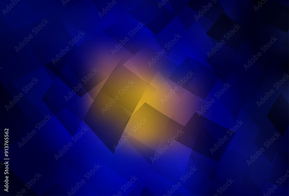 Obraz premium Dark Blue, Red vector background with rectangles.