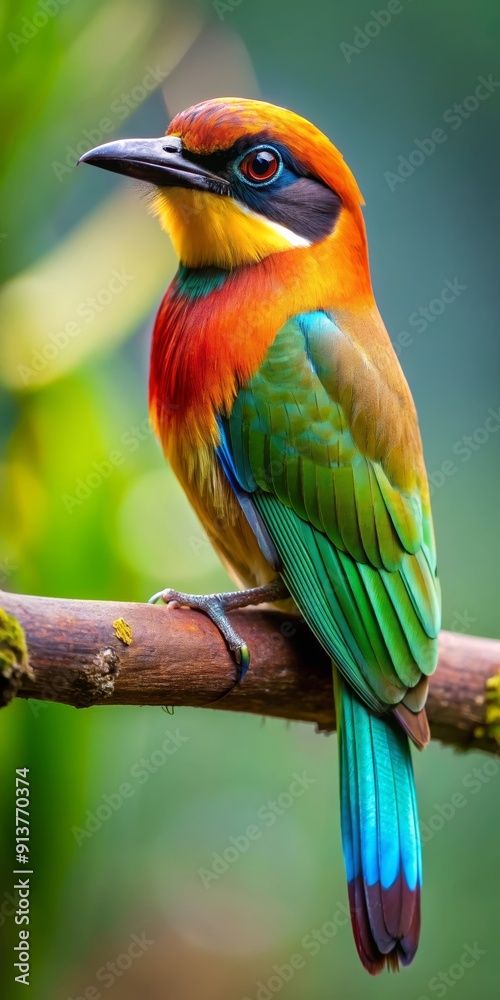 multi-colored bird multi-colored bird