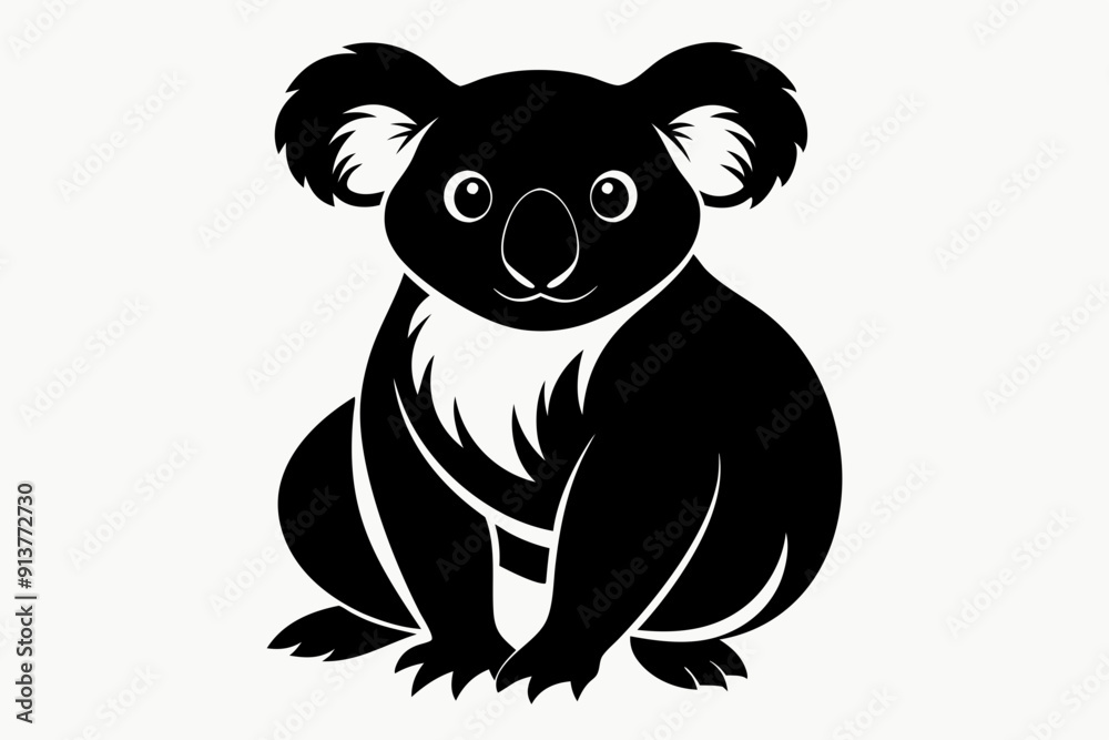 Koala vector silhouette, Koala svg, Koala bear icon
Koala vector silhouette, Koala svg, Koala bear icon