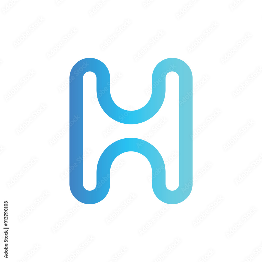 Creative Brand Identity Letter Logo of H Design Creative Brand Identity Letter Logo of H Design