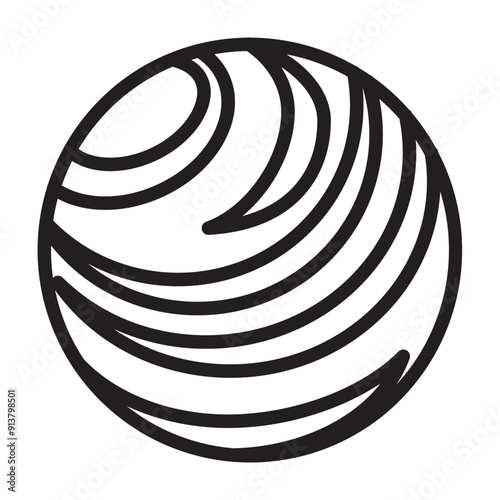 Venus Vector Line Icon Design