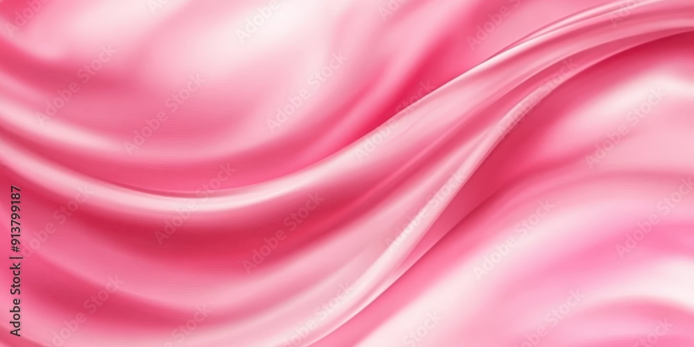 Obraz premium Abstract Pink Silk Drape