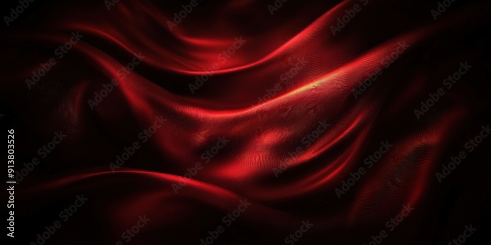 Obraz premium Abstract Red Silk Drapery