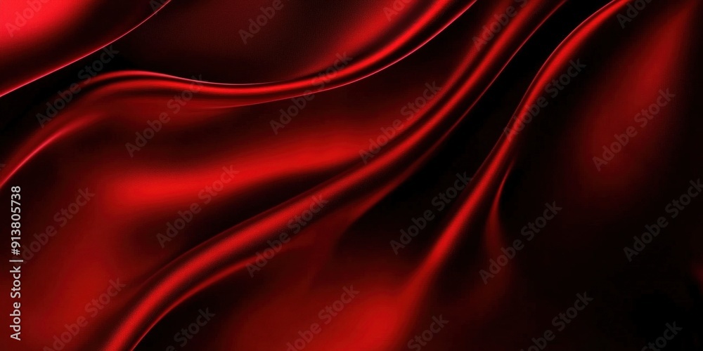 Abstract Red Silk Fabric Texture Abstract Red Silk Fabric Texture