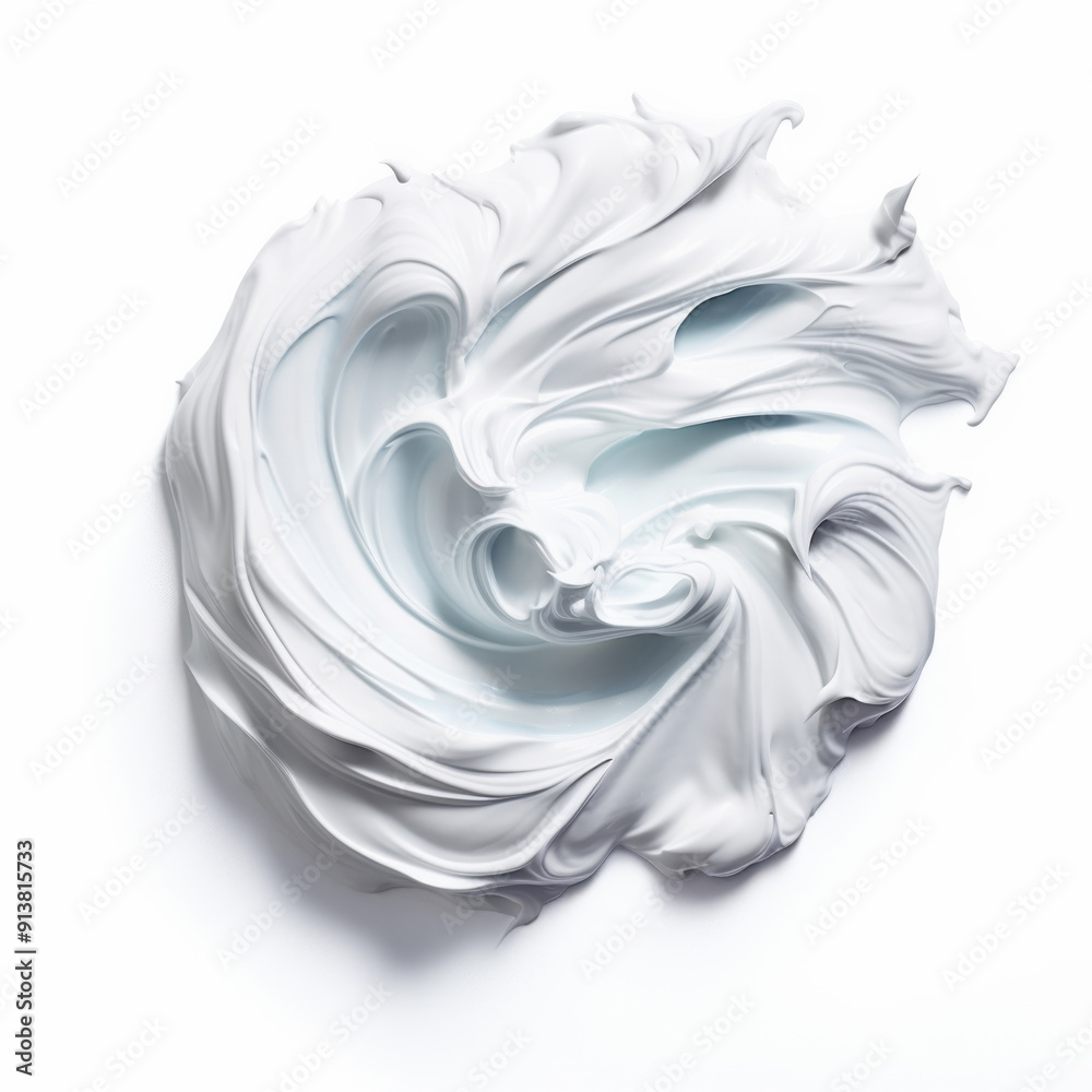 Fototapeta premium shaving cream isolated on a white background 