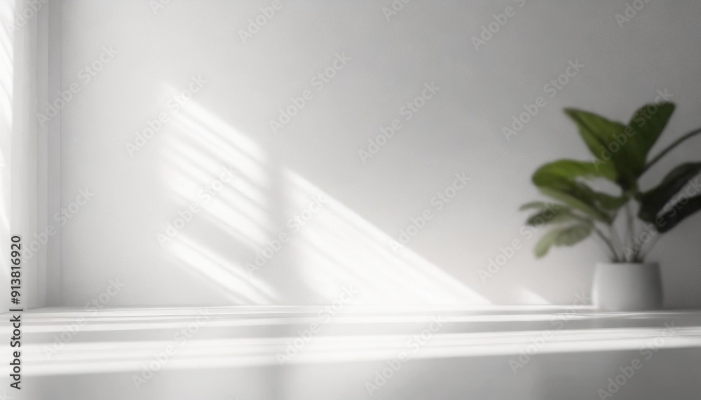 Clean, bright, white backdrop presentation on white wooden surface for a clean and modern look. Background for product display, selective focus. Clean, bright, white backdrop presentation on white wooden surface for a clean and modern look. Background for product display, selective focus.