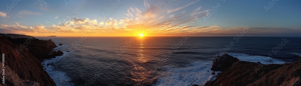 Sunset panorama Sunset panorama