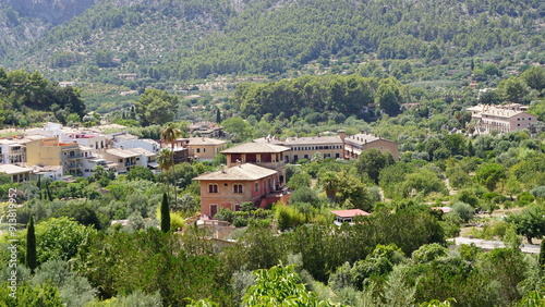 Bunyola on the island Mallorca in Spain in August photo