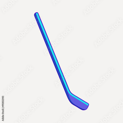 Ice hockey stick isometric vector illustration  (2) photo