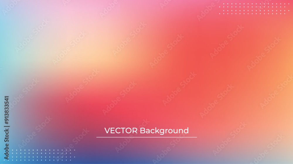 Smooth and blurry colorful gradient mesh background. Modern bright rainbow colors. Easy editable soft colored vector banner template. Premium quality Smooth and blurry colorful gradient mesh background. Modern bright rainbow colors. Easy editable soft colored vector banner template. Premium quality