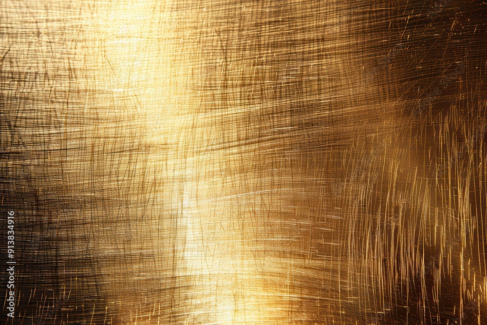 Brushed Gold Metal Texture. Abstract Background of Precious Brushed Gold Plaque Brushed Gold Metal Texture. Abstract Background of Precious Brushed Gold Plaque