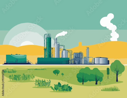 Generation of bioenergy with a biomethane plant