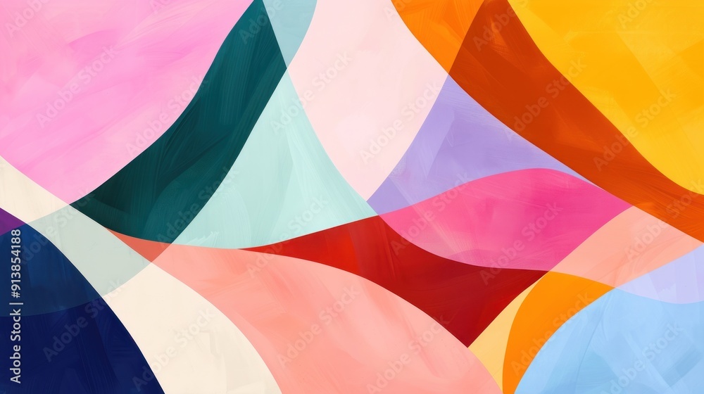 Obraz premium Abstract Colorful Shapes