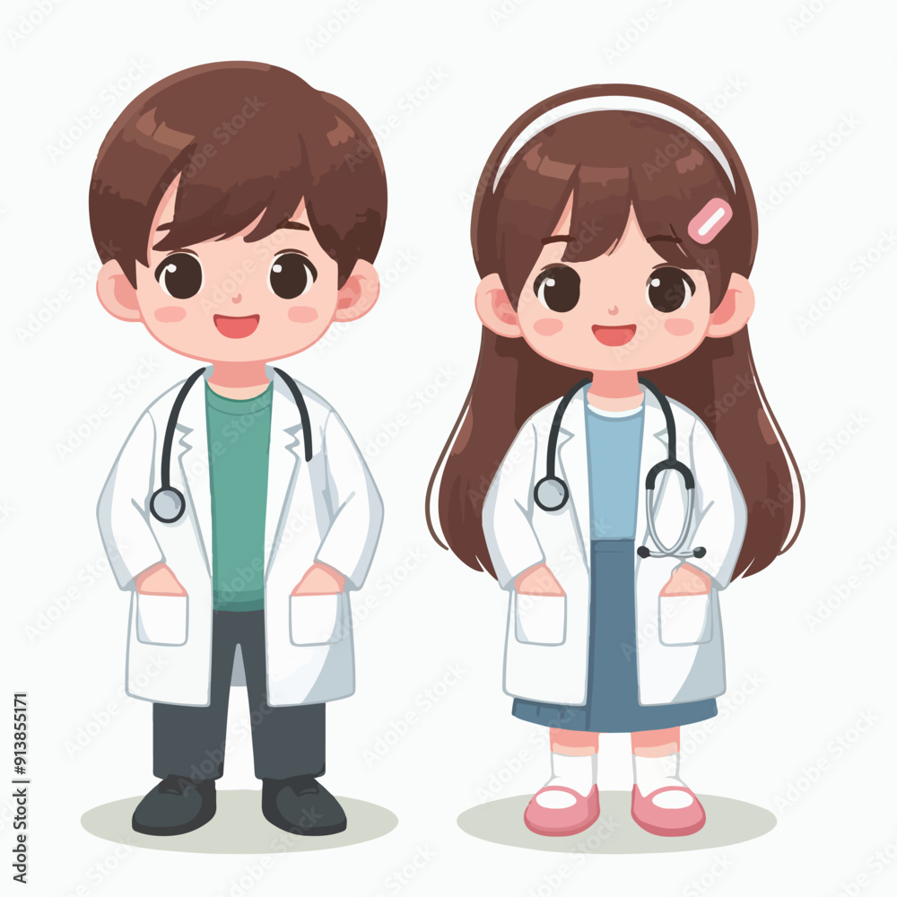 little doctors and nurses wearing hospital clothes little doctors and nurses wearing hospital clothes