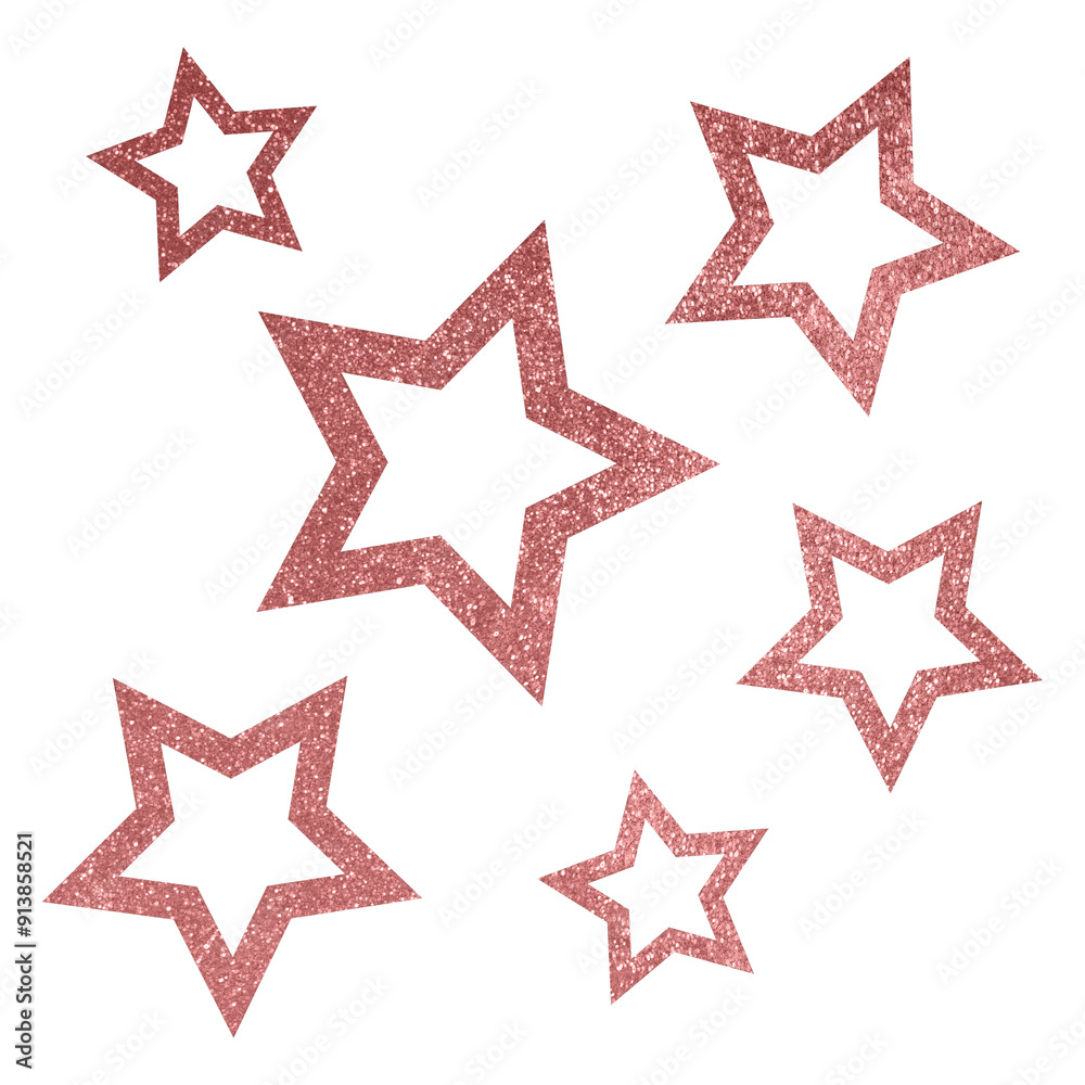 Png pink sparkly stars sticker, aesthetic shape, transparent background Png pink sparkly stars sticker, aesthetic shape, transparent background