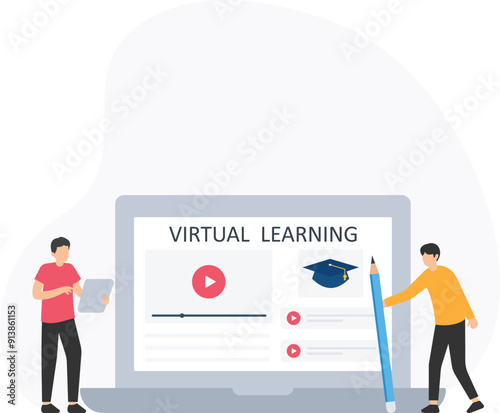 Virtual classroom or online learning space, live classes or interactive sessions, digital whiteboards or screen sharing, video conferencing tools or virtual teaching platforms, real-time collaboration