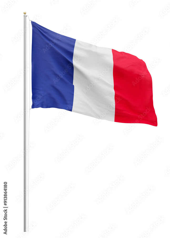Png flag of France collage element, transparent background Png flag of France collage element, transparent background