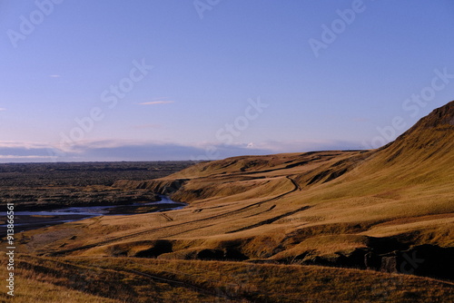 landscape of the mountains