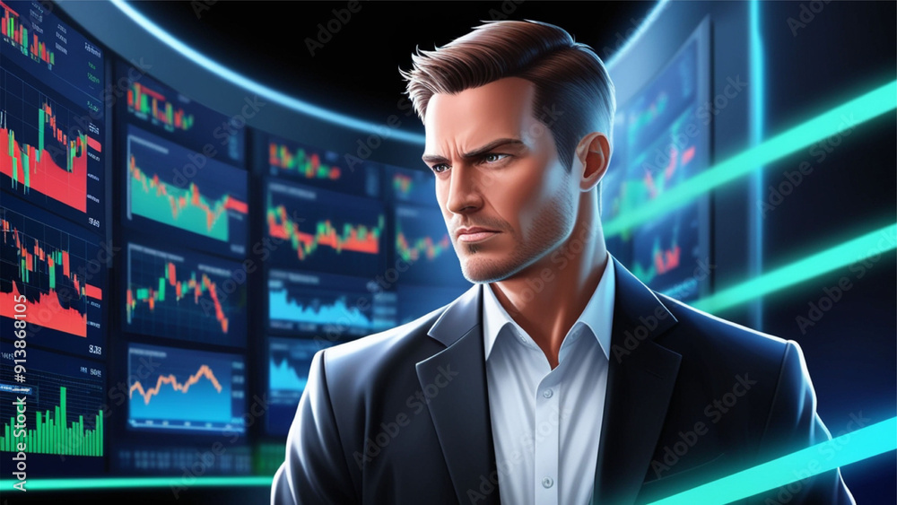 trading screen human realistic trading screen human realistic