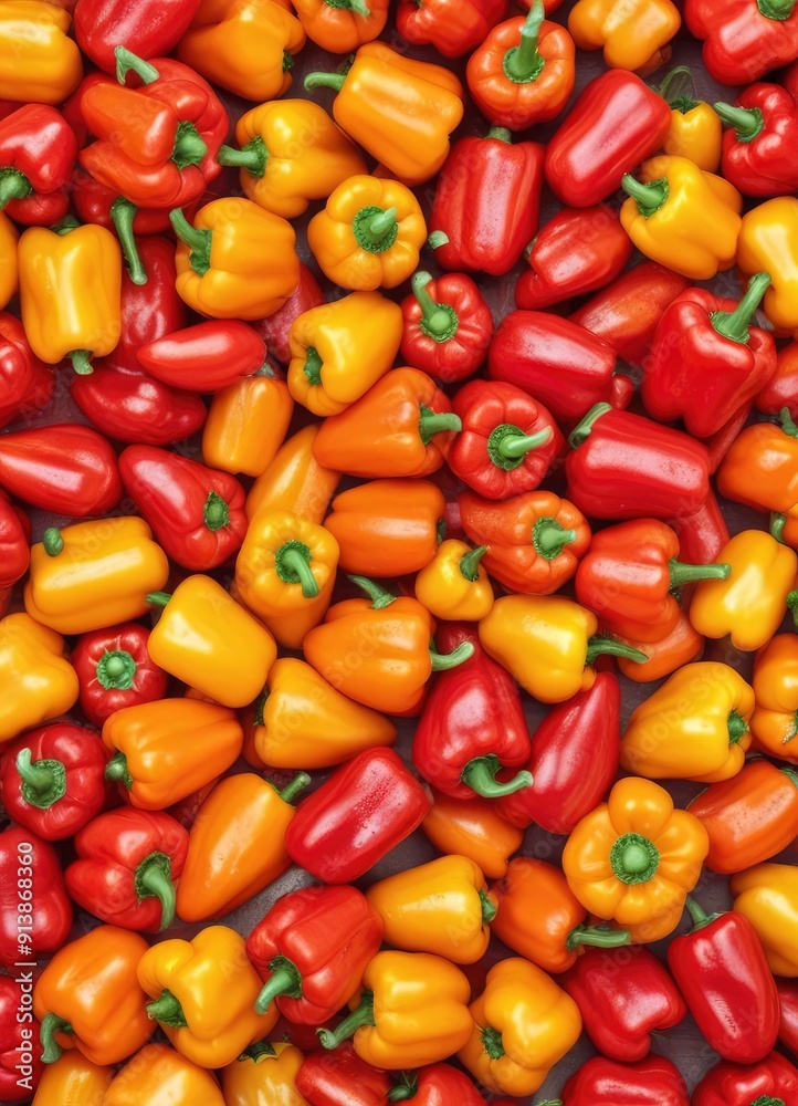 sweet Pepper, Paprika, isolated on white background, full depth of field, ai sweet Pepper, Paprika, isolated on white background, full depth of field, ai