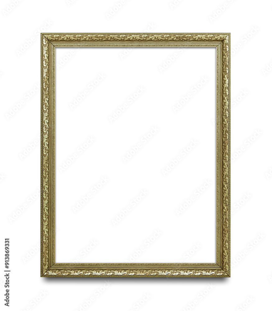 Gold picture frame transparent png Gold picture frame transparent png