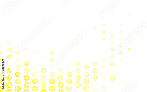 Light Yellow vector backdrop with dots.