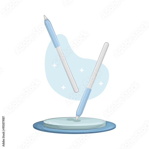Illustration of stylus pen 