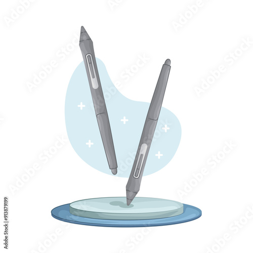 Illustration of stylus pen 