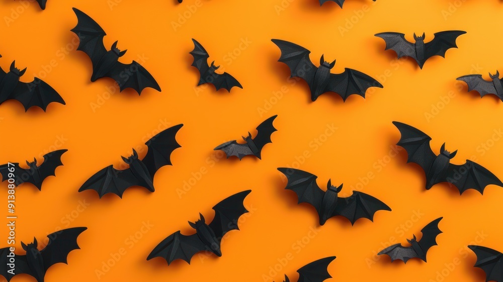 halloween background with bats halloween background with bats